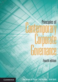 bokomslag Principles of Contemporary Corporate Governance