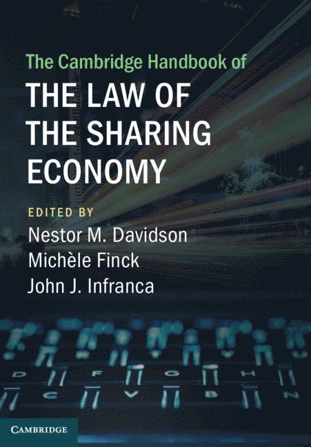 The Cambridge Handbook of the Law of the Sharing Economy 1