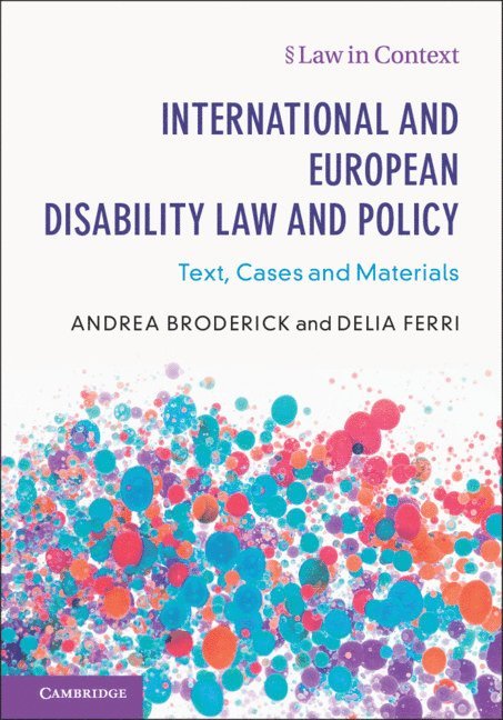 International and European Disability Law and Policy 1