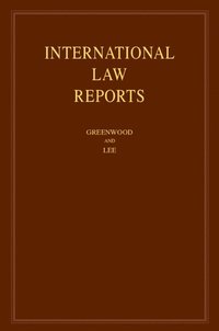 bokomslag International Law Reports: Volume 175