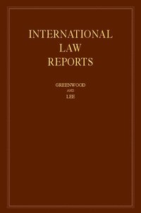 bokomslag International Law Reports: Volume 173