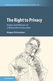 Megan Richardson, Megan (University of Melbourne) Richardson - Right to Privacy, Inbunden