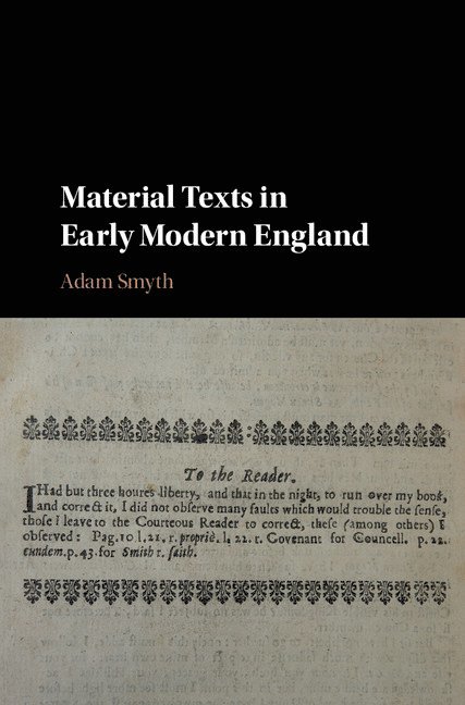 Material Texts in Early Modern England 1