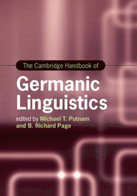 bokomslag The Cambridge Handbook of Germanic Linguistics