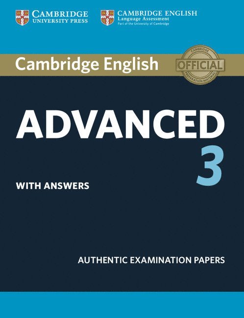 Cambridge English Advanced 3 Student's Book with Answers 1
