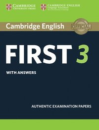 bokomslag Cambridge English First 3 Student's Book with Answers