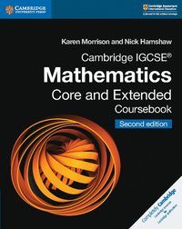 bokomslag Cambridge IGCSE Mathematics Core and Extended Coursebook