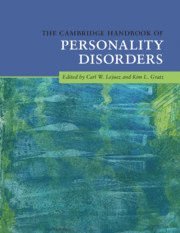 Carl W. Lejuez, Kim L. Gratz, Carl W. (University of Kansas) Lejuez, Ohio) Gratz, Kim L. (University of Toledo - Cambridge Handbook of Personality Disorders, Häftad