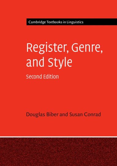 Douglas Biber, Susan Conrad - Register, Genre, and Style, Häftad