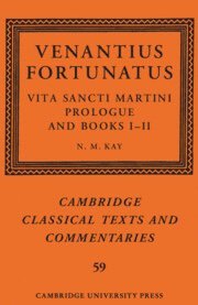 bokomslag Venantius Fortunatus: Vita Sancti MartiniPrologue and Books I-II