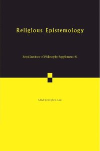 bokomslag Religious Epistemology