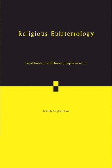 bokomslag Religious Epistemology
