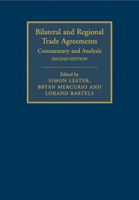bokomslag Bilateral and Regional Trade Agreements: Volume 1