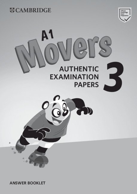 A1 Movers 3 Answer Booklet 1