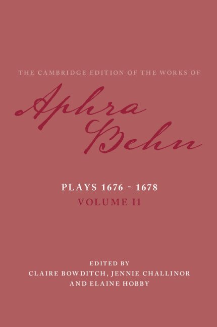 Plays 1676-1678: Volume 2, Plays 1676-1678