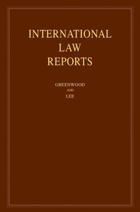 bokomslag International Law Reports: Volume 178