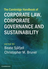bokomslag The Cambridge Handbook of Corporate Law, Corporate Governance and Sustainability