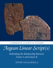 bokomslag Aegean Linear Script(s)