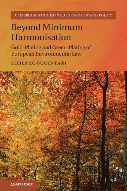 Lorenzo Squintani, The Netherlands) Squintani, Lorenzo (Rijksuniversiteit Groningen - Beyond Minimum Harmonisation, Inbunden