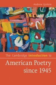 bokomslag Cambridge Introduction to American Poetry since 1945