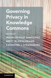 bokomslag Governing Privacy in Knowledge Commons