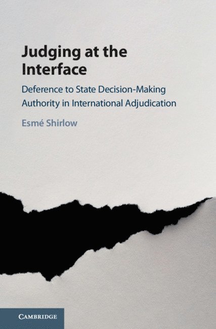 Esmé Shirlow, Canberra) Shirlow, Esme (Australian National University, Esmé - Judging at the Interface, Inbunden