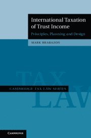 bokomslag International Taxation of Trust Income