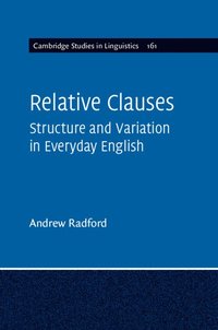 bokomslag Relative Clauses