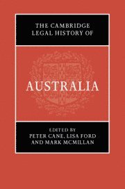 bokomslag The Cambridge Legal History of Australia