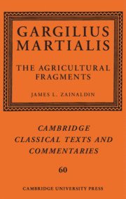 bokomslag Gargilius Martialis: The Agricultural Fragments