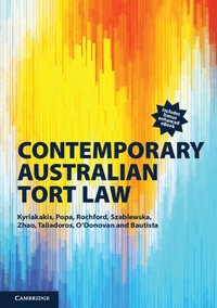 bokomslag Contemporary Australian Tort Law