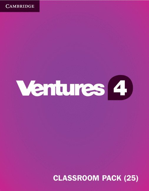 Gretchen Bitterlin, Dennis Johnson, Donna Price, Sylvia Ramirez, K Lynn Savage - Bitterlin, G: Ventures Level 4 Classroom Pack, Häftad