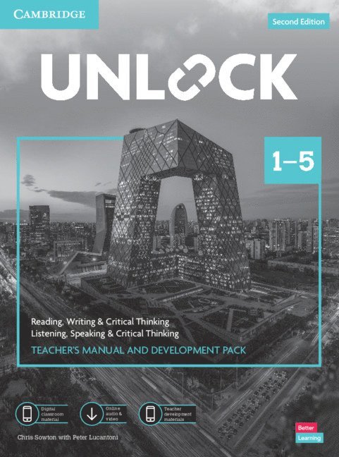 Unlock Levels 1-5 Teacher's Manual and Development Pack w/Downloadable Audio, Video and Worksheets 1