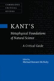 bokomslag Kant's Metaphysical Foundations of Natural Science