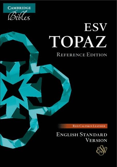 bokomslag ESV Topaz Reference Edition, Cherry Red Calfskin Leather, ES675:XR