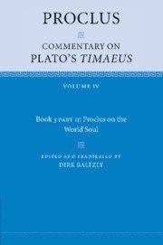 bokomslag Proclus: Commentary on Plato's Timaeus, Part 2, Proclus on the World Soul