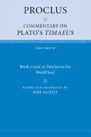 bokomslag Proclus: Commentary on Plato's Timaeus, Part 2, Proclus on the World Soul