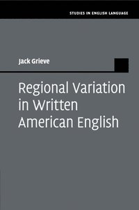 bokomslag Regional Variation in Written American English