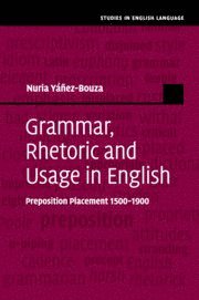 Grammar, Rhetoric and Usage in English 1