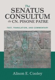 The Senatus Consultum de Cn. Pisone Patre 1