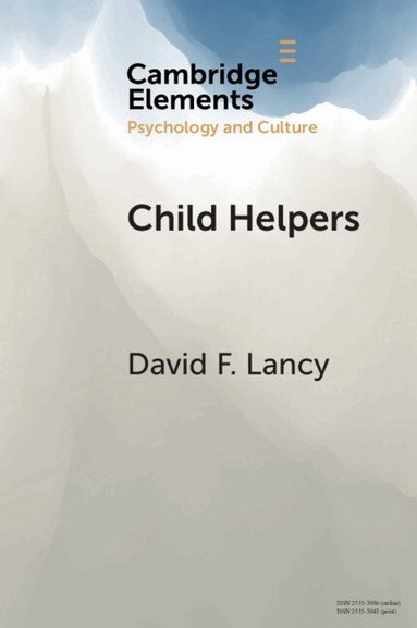 David F. Lancy - Child Helpers, Häftad