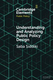 bokomslag Understanding and Analyzing Public Policy Design