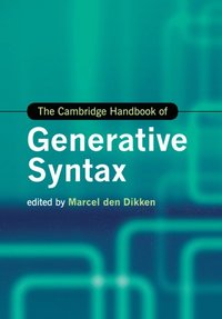 bokomslag The Cambridge Handbook of Generative Syntax