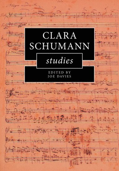 bokomslag Clara Schumann Studies