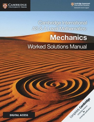 bokomslag Cambridge International AS & A Level Mathematics Mechanics Worked Solutions Manual with Digital Access (2 Years)