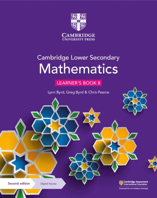 Cambridge Lower Secondary Mathematics Learner's Book 8 with Digital Access (1 Year) 1