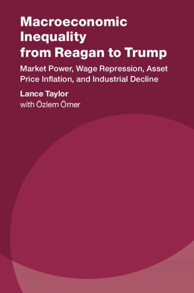 Lance Taylor - Macroeconomic Inequality from Reagan to Trump, Häftad
