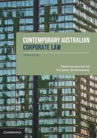 bokomslag Contemporary Australian Corporate Law