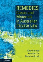 bokomslag Remedies Cases and Materials in Australian Private Law