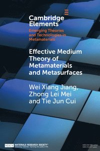 bokomslag Effective Medium Theory of Metamaterials and Metasurfaces